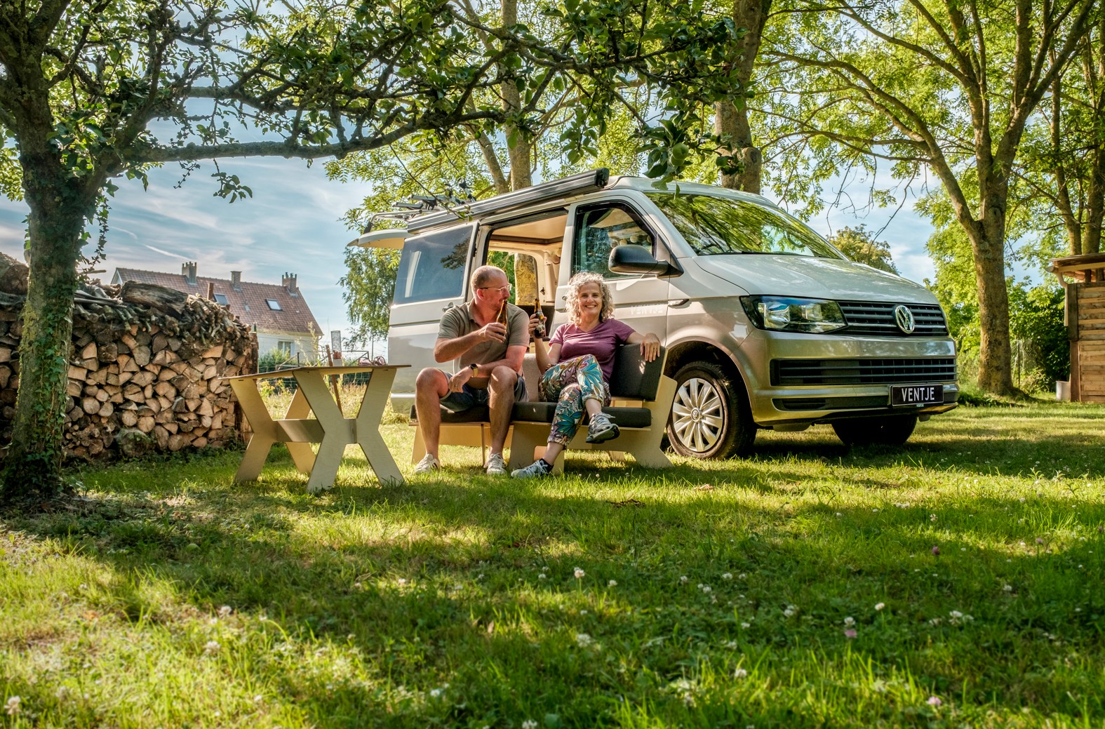 Buitenset van Ventje campers