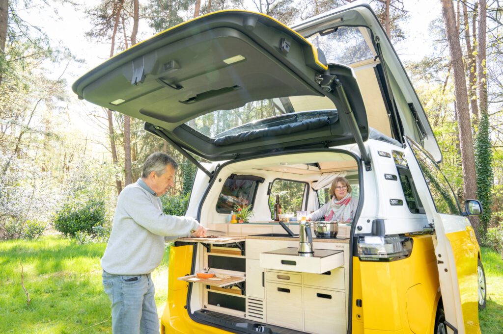 De keuken van een Ventje camper
